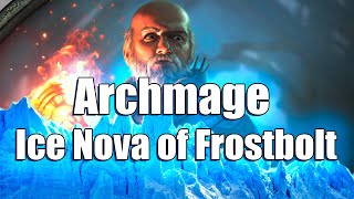 Archmage Ice Nova of Frostbolt Мега крутой билд  Path of Exile Necropolis 324 [upl. by Chevalier]