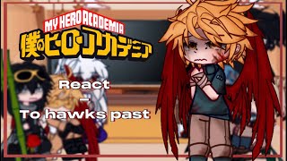 Pro Heros  Lov react to hawks past  Angst  Spoilers  Mha  No ships [upl. by Samale839]