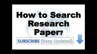 How to find research papers Google Scholar [upl. by Yboj959]