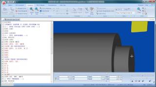 CIMCO Edit 7  Turning Simulation [upl. by Astra]