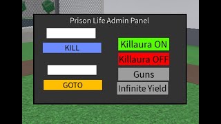 Roblox PRISON LIFE ADMIN PANEL SCRIPT Pastebin [upl. by Map]