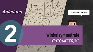 Winkelsymmetrale 2 Klasse  Geometrie [upl. by Anneirda947]