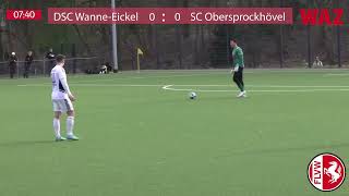 Westfalenliga DSC WanneEickel – SC Obersprockhövel reLive [upl. by Yanetruoc]