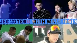 Jeongyeon with male idols compilation [upl. by Nrek]