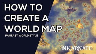 How to Create a World Map  Inkarnate Stream [upl. by Ettenuj52]