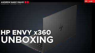 HP Envy x360 15 OLED 2023  Live Unboxing [upl. by Tunk]