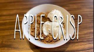 Apple Crisp  Bake with Me  Fall Dessert [upl. by Seko]