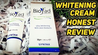 Skin Lightening System  BIOFAD Cream Review  Ultra Whitening AntiOxidant [upl. by Wendel]