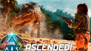 Jeg Tæmmede en FARLIG TREX😬  ARK Survival Ascended Ep 8 [upl. by Jahn363]