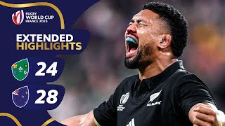 All Blacks knock out favourites  Ireland v New Zealand  Rugby World Cup 2023 Extended Highlights [upl. by Ardie]