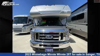 Wonderful 2023 Winnebago Minnie Winnie Class C RV For Sale in Sanger TX  RVUSAcom [upl. by Kowal]