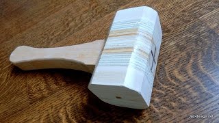 Make a Wooden Mallet  Dead blow [upl. by Araic44]