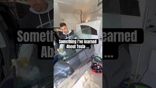 Door seal are tight AF 🫤 tinted automobile cars tesla car smallbusiness [upl. by Nedrob]