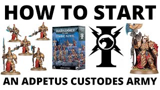 How to Start an Adeptus Custodes Army in Warhammer 40K 10th Edition  Beginner Guide for Starting [upl. by Muffin]