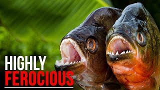 This is What Happens When You Throw a Fish to Most Dangerous Piranhas [upl. by Jeffrey]