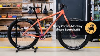 Surly Karate Monkey custom built by Loose Cycles [upl. by Vokaay170]