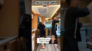 TINGGAL DALAM CAMPER VAN⁉️ vanlife travel camping automobile rvlife roadtrip rv [upl. by Boff]