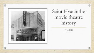 St Hyacinthe Quebec cinema history [upl. by Airdnat]