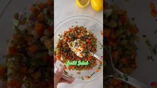 Lentil Salad healthyrecipes [upl. by Mossman480]