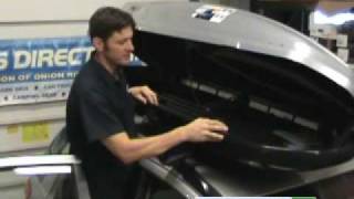 Thule 685XT  685BXT Atlantis 1200 Cargo Roof Box Review Video amp Demonstration [upl. by Aihsekyw]