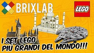 I SET LEGO PIU GRANDI DEL MONDO  Curiosità LEGO [upl. by Eigroeg239]