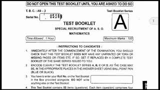 OPSC ASO PREVIOUS YEAR QUESTION PAPER SOLUTION [upl. by Windham]