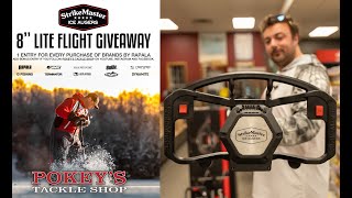 8 Lite Flight StrikeMaster Ice Auger Subscriber Giveaway  202324 Ice Fishing Picks [upl. by Rolyak]