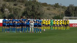 Algarve Cup Sweden  Italy 23022022 [upl. by Cindra]