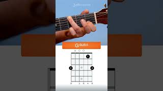 How to Play Gsus4 on Guitar Shorts [upl. by Enoch]