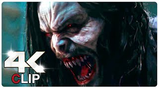 Morbius Becomes The Living Vampire Scene  MORBIUS NEW 2022 Movie CLIP 4K [upl. by Soirtimid481]