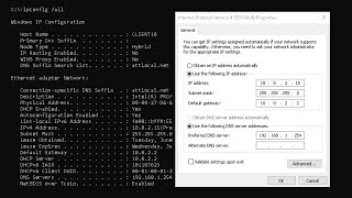 Microsoft Windows TCPIP Configuration Overview [upl. by Acir]