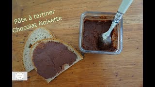 Recette de Pâte à tartiner Chocolat Noisette allégée [upl. by Acirtal]