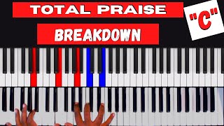 Total Praise Piano Tutorial in C [upl. by Walliw]