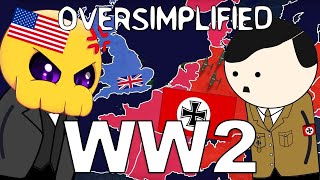 American Reacts to WW2  Oversimplified Part 1 [upl. by Ainivad]