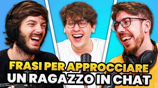 FRASI PER APPROCCIARE UN RAGAZZO IN CHAT 😂 Funzionano  Podcast 1 [upl. by Cutter875]