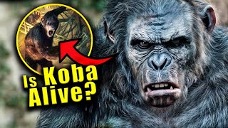 Is Koba Alive REVEALED  Planet of the Apes EXPLAINED [upl. by Nolad]