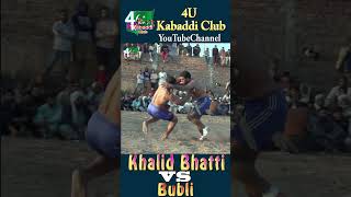 Khalid Bhatti vs Bubli  Big Fight  shorts kabaddi livekabaddicup kabaddirules livesports [upl. by Myke]