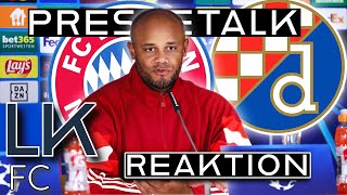 Wer spielt Rechtsverteidiger  FC Bayern Pressetalk vor Zagreb  Reaktion [upl. by Oran729]