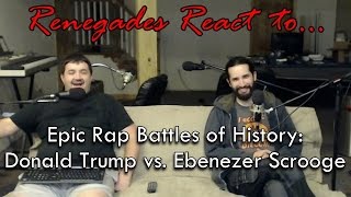 Renegades React to Epic Rap Battles of History Donald Trump vs Ebenezer Scrooge [upl. by Kathie]