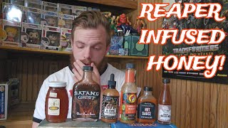 Eating Carolina Reaper Pepper Infused Honey With PAINFUL Results [upl. by Heisel]