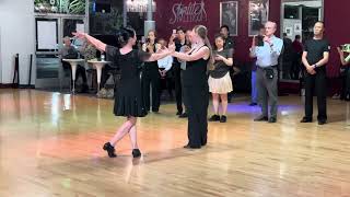 American V Waltz with Teacher Reginia  Starlite Ballroom 982024 [upl. by Perr]