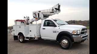 2015 RAM 5500 Tradesman  40ft Bucket Truck  659832 [upl. by Egwin]