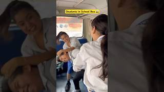 Students and School bus 🚌 shorts ytshorts sejalgabashorts schoollife teacherlife [upl. by Morganica]