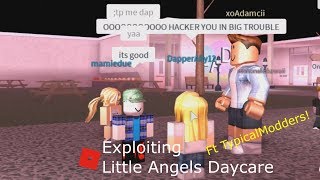 Roblox Exploiting  Little Angels Daycare Ft TypicalModders [upl. by Dahaf]