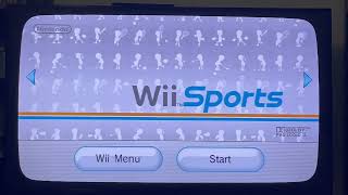 Wii Sports disc channel [upl. by Anilave]