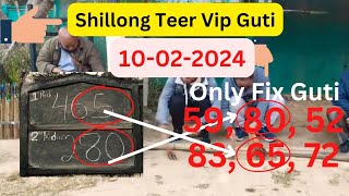 Vip Guti Shillong Teer Target 10022024Common NumberLive [upl. by Yakcm369]