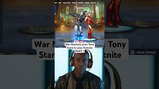 Part 1 Rhodey joins Tony to play Fortnite  ironman warmachine tonystark avengers marvel mcu [upl. by Stalder]