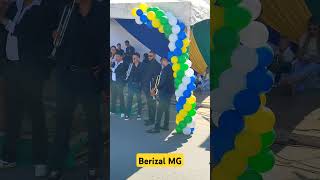 Fanfarra desfile cívico de 7 setembro em Berizal 2024 [upl. by Neelahtak]