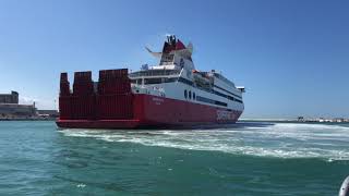 Ferry from Patras SUPERFASTcom Arrives to Ancona [upl. by Dyer]