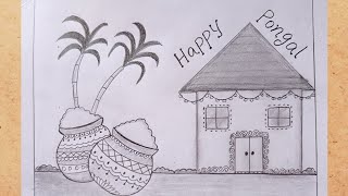 Pongal festival drawing [upl. by Eeryk555]